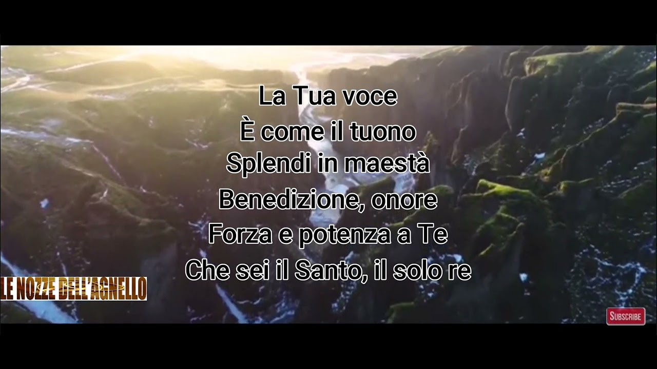 TU SEI DEGNO, SEI L'AGNELLO