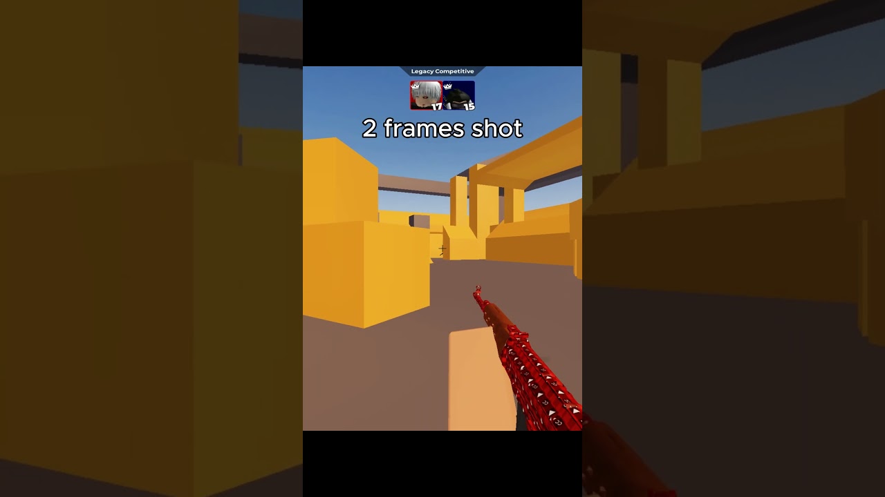 that 60 ms shot on dragunov was INSANE (Roblox Arsenal)