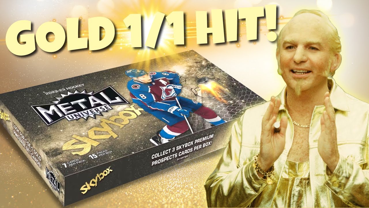 🤯1/1 АВТОХИТ! 22-23 Skybox Metal Universe Хоккейная коробка для хобби