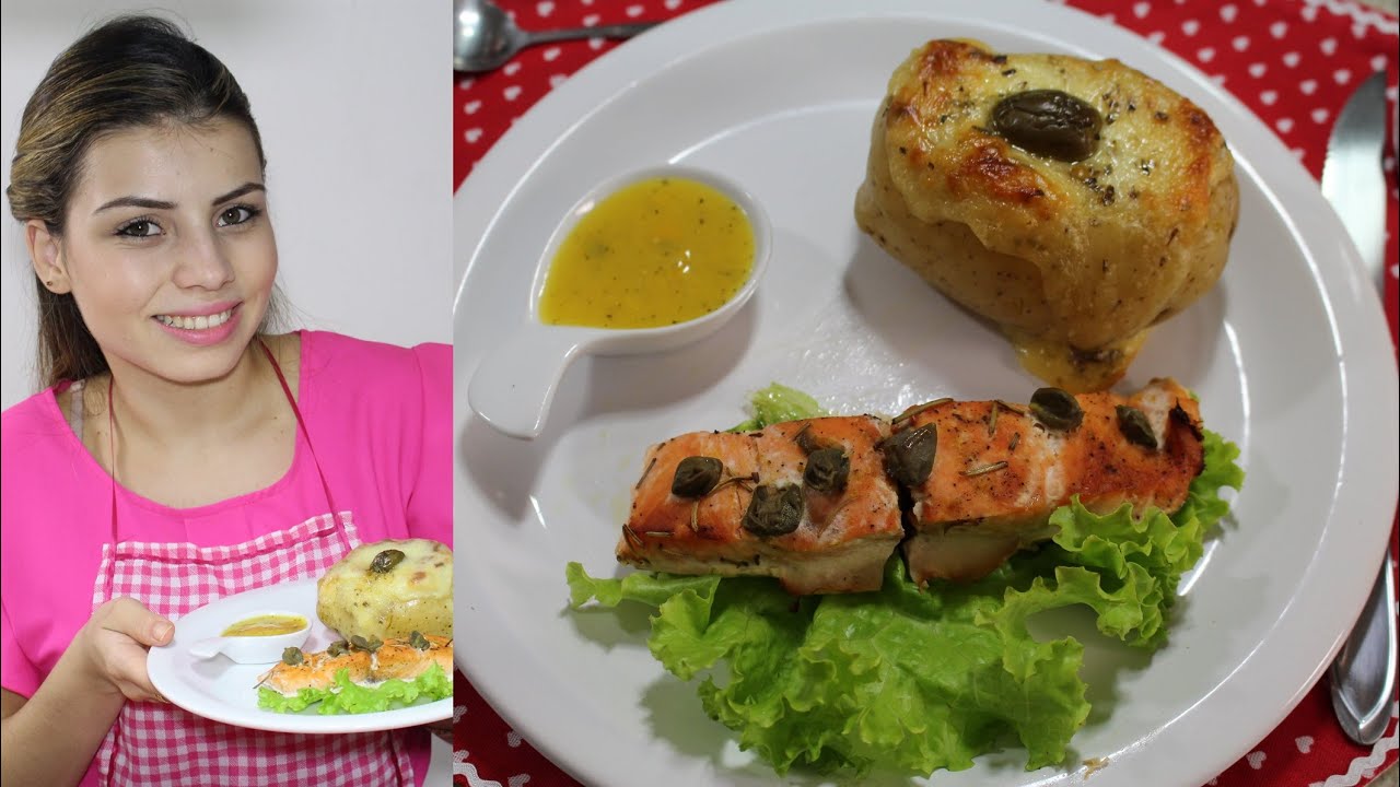 Salmão ao Molho de Maracujá + Batata Recheada #CcPah #EspecialPáscoa #5ºTemp | Paloma Soares