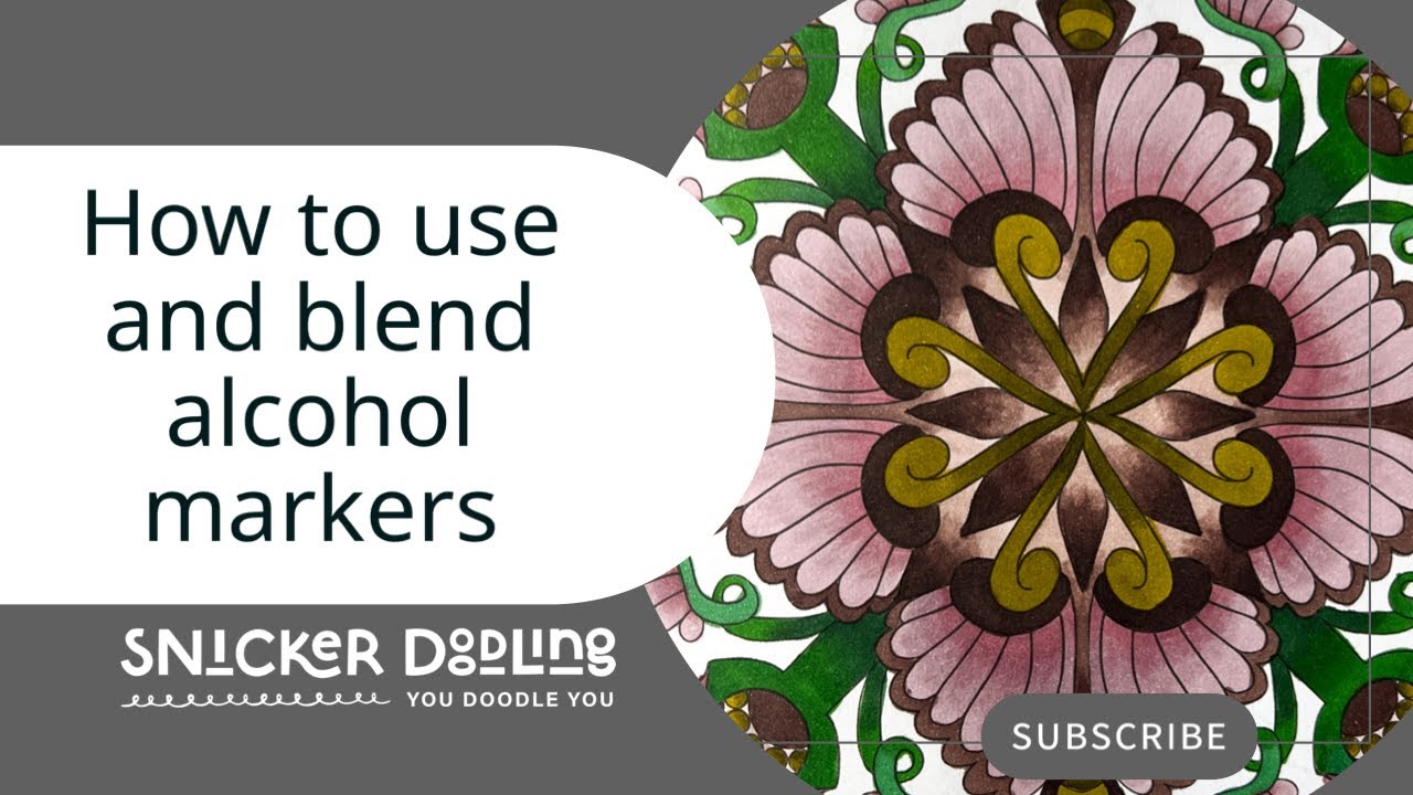How to use and blend alcohol markers
