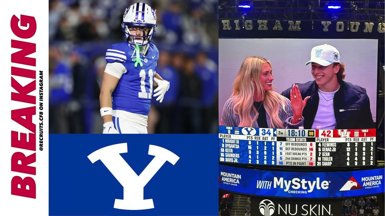 BYU receiver Parker T. Kingston has been charged with 1st degree felony SA 3 days after engagement