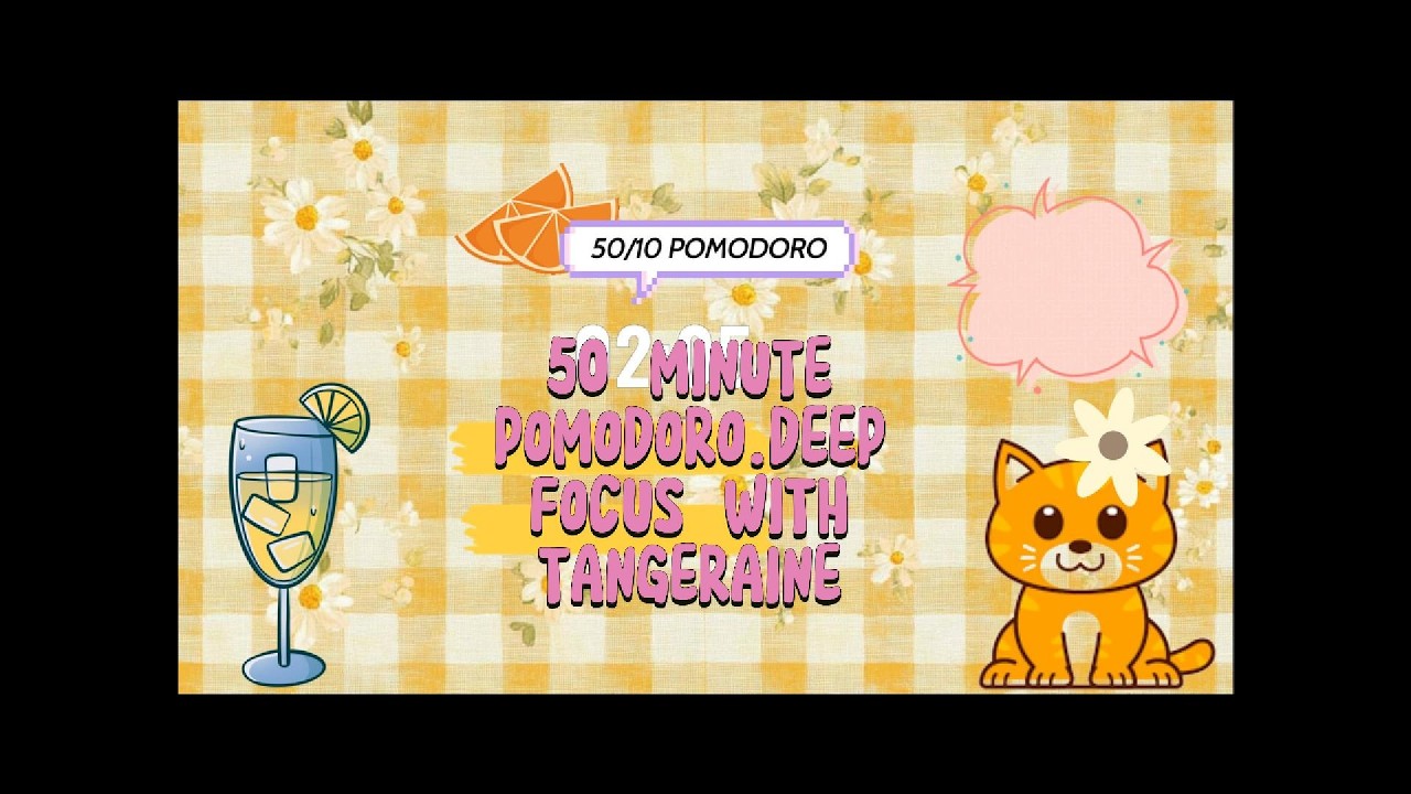 50/10 pomodoro with soft music deep focus