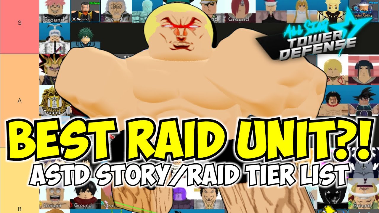 [NEW UNITS] Best SOLO RAID & STORY Mode Meta Units? (All Star Tower Defense Tier List)