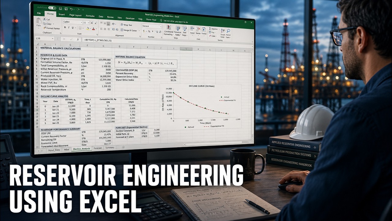 Reservoir Engineering Using Excel    1
