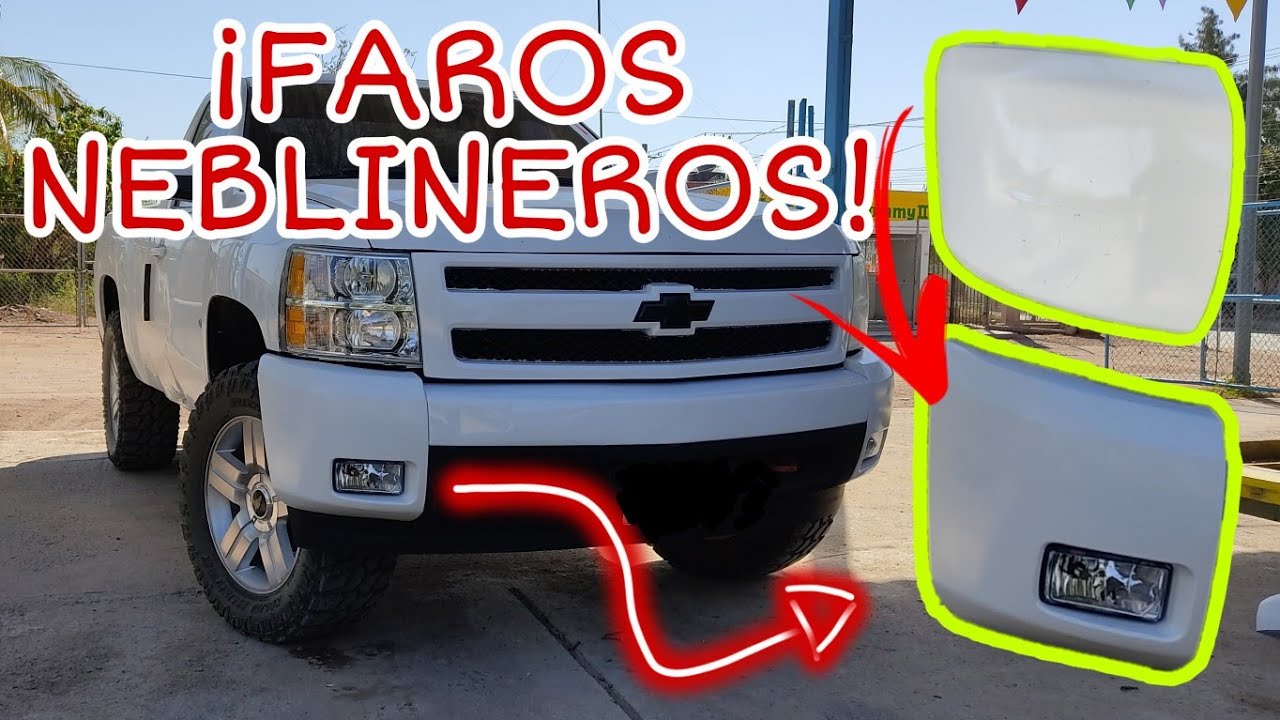 ¡FAROS DE NIEBLA A LA SILVERADO! || ¿QUE SE NECESITA PARA INSTALARLOS DONDE NO LOS HAY? || SHESHELED
