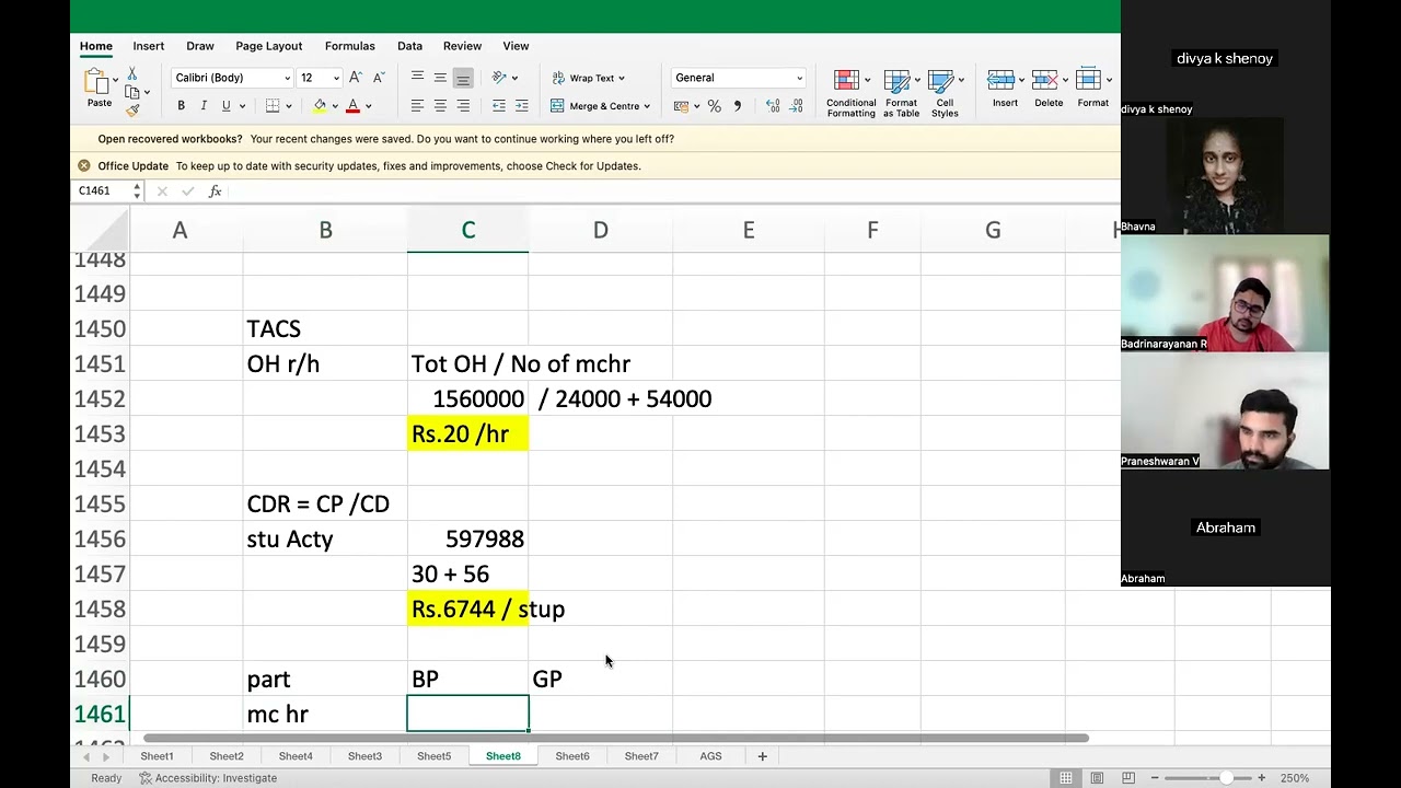 CSMCQS COSTING PART 2