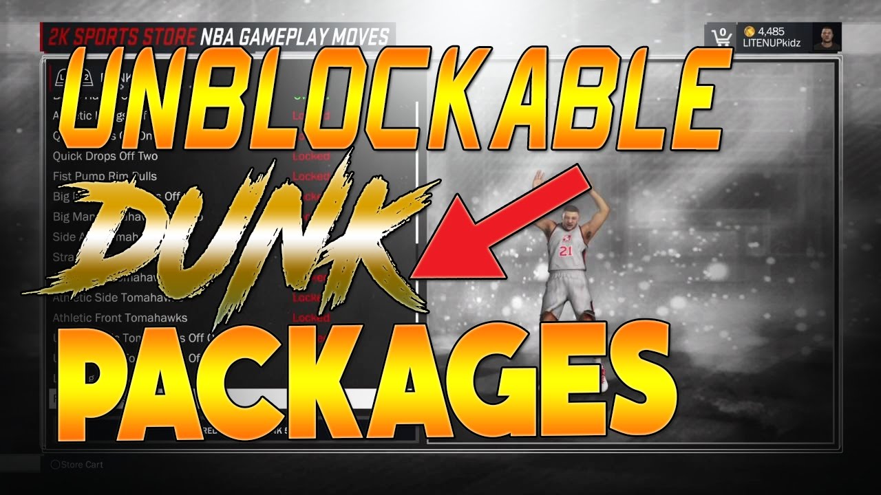 BEST DUNK PACKAGES IN NBA 2K17! CRAZY FAST UNBLOCKABLE DUNK PACKS IN 2K17 FOR EVERY ARCHETYPE!