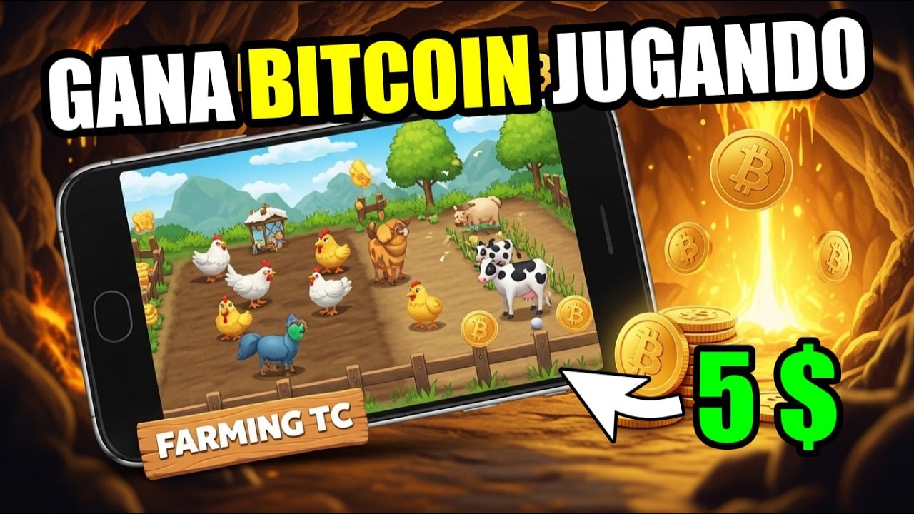 NUEVO JUEGO FARMING 2026 | GANA BITCOIN JUGANDO