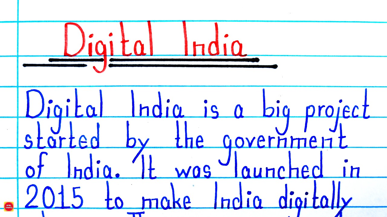 Digital India Essay in English | Short & Easy Essay | Benefits of Digital India | Essay Writing