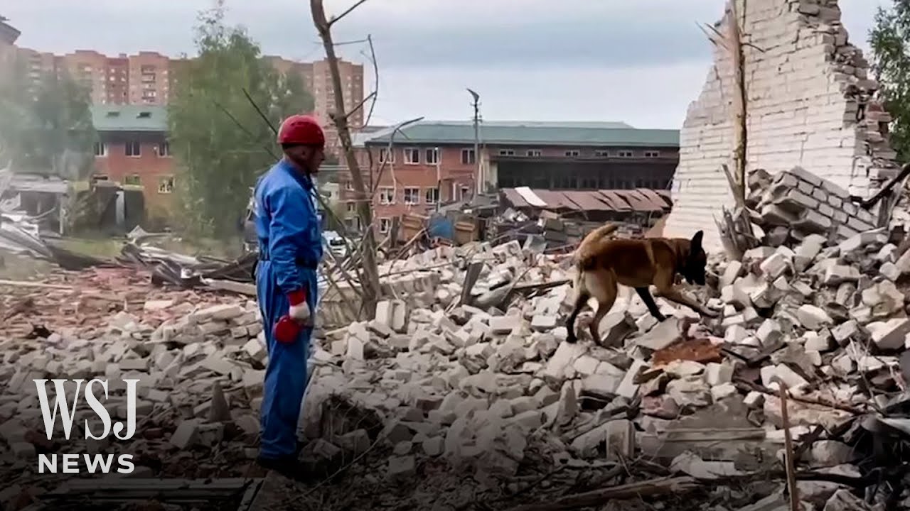 Large Explosion Rocks Factory Near Moscow, Injuring Over 40 | WSJ News