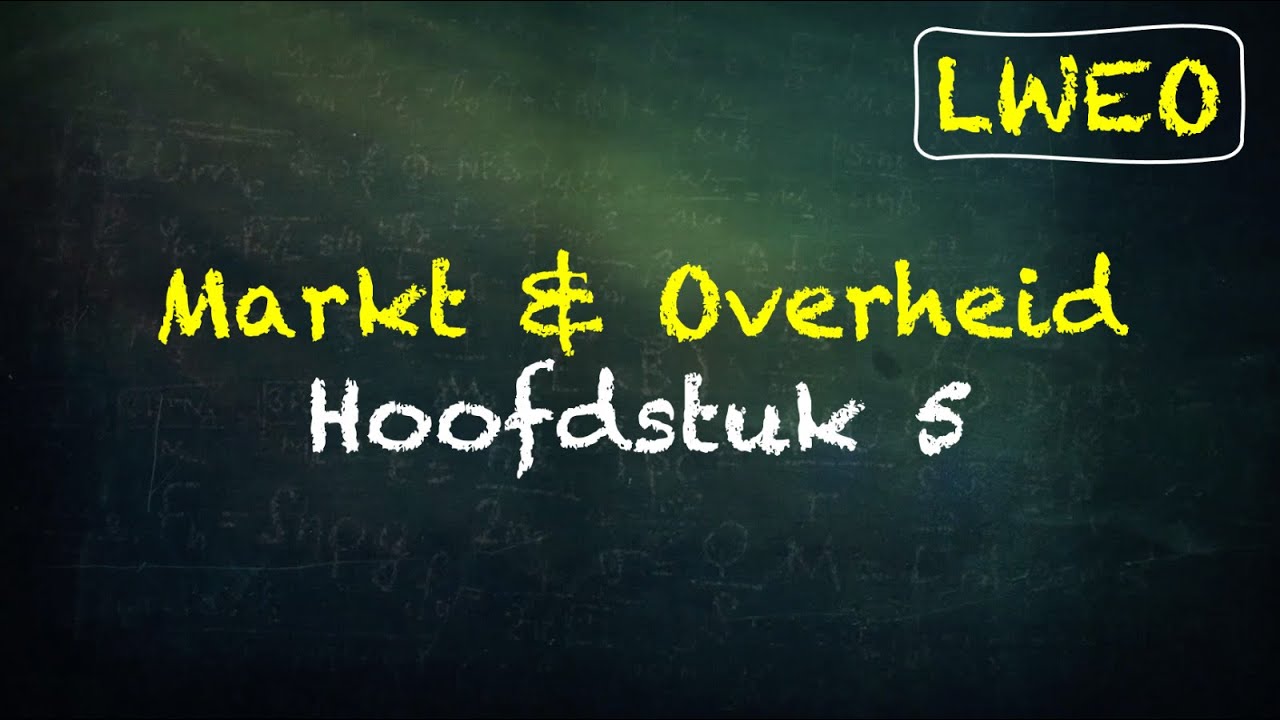 'Markt & Overheid' LWEO Hoofdstuk 5 - economie havo
