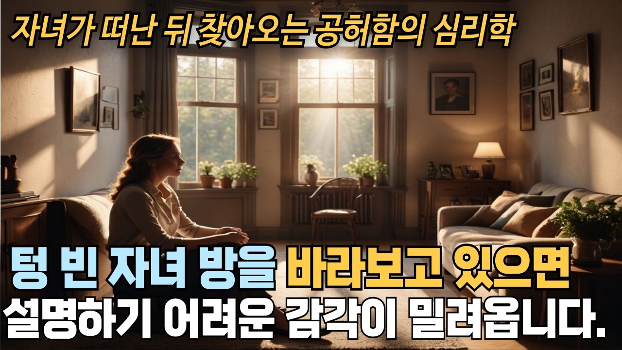 자녀가 떠난 뒤 찾아오는 공허함의 심리학, 빈둥지 이후의 나는 누구인가