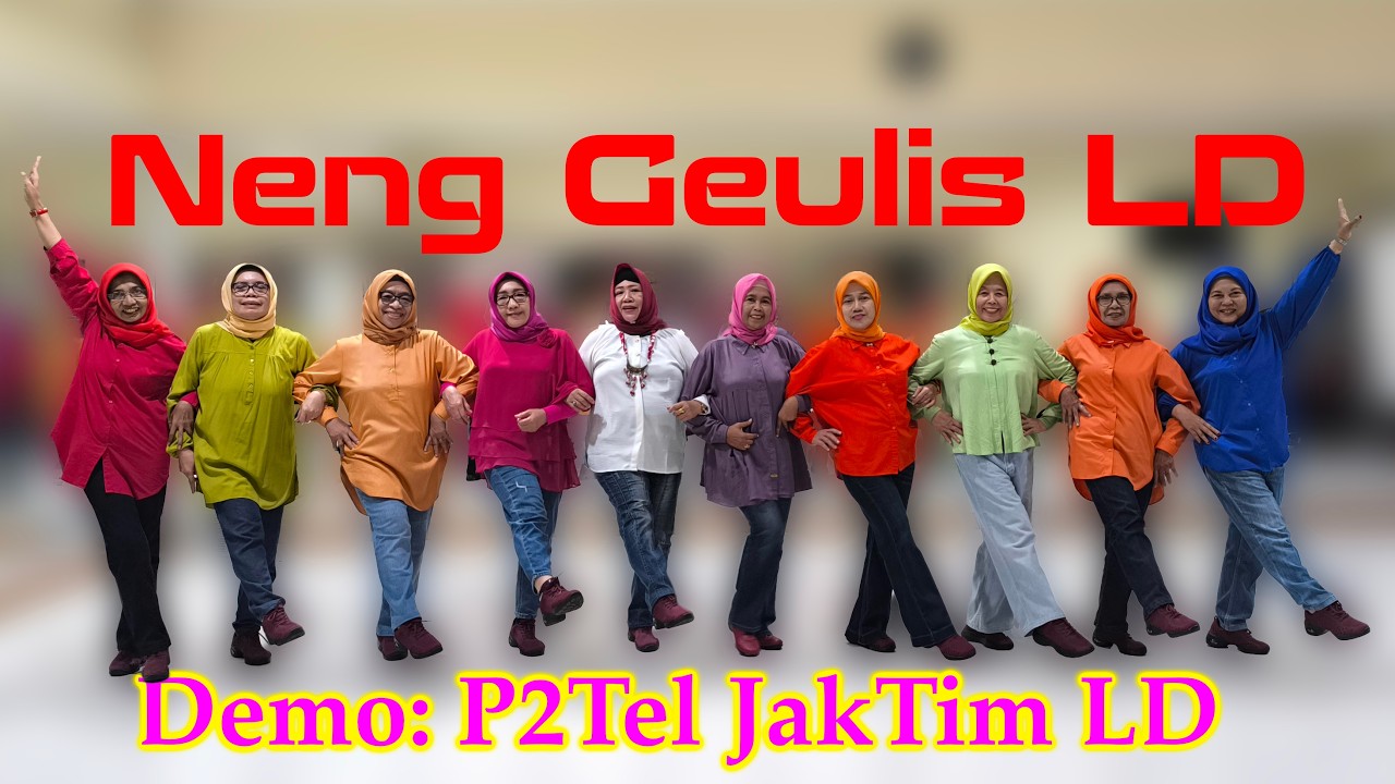 Neng Geulis Line Dance || Demo P2Tel JakTim LD