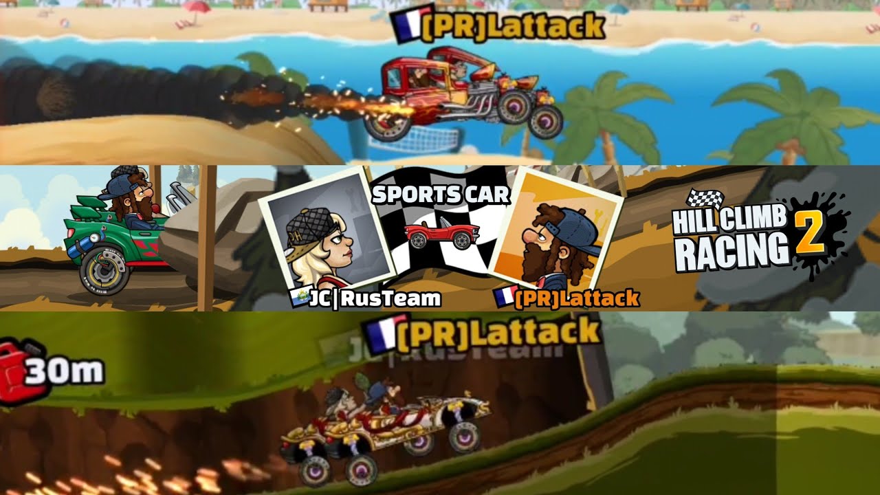 JC|RusTeam VS [PR]Lattack 🔥 Hill climb racing 2