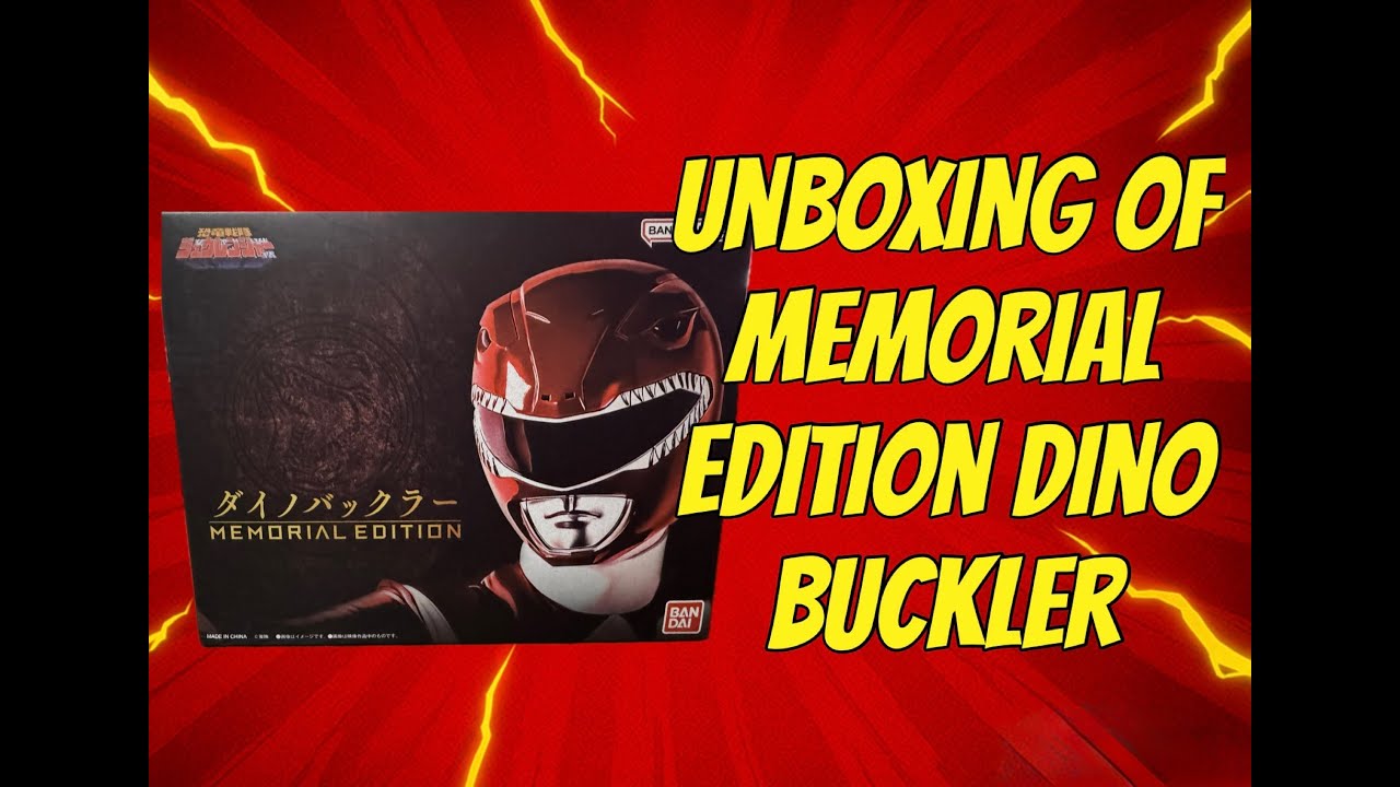 Bandai Dino Buckler Memorial Edition Unboxing: Sounds, Lights & Disappointment?