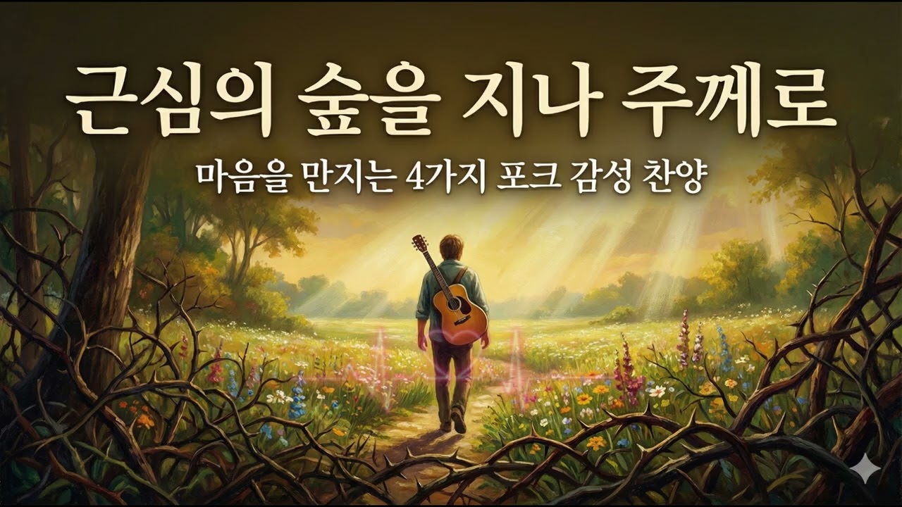 무거운 마음을 내려놓고 싶을 때 듣는 포크 CCM – 근심의 숲을 지나 주께로 (4 Versions)