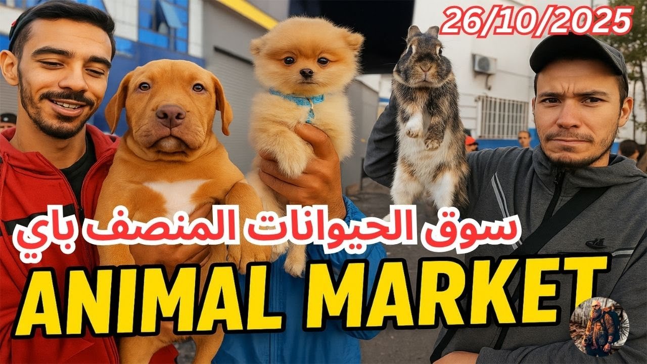 😱 اكتشف سوق الحيوانات المنصف باي في تونس! كلاب نادرة وأرانب عملاقة وطيور غريبة   Tunisia Animal