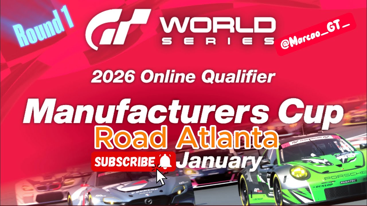 [GTWS-Manufacturs Cup 2026]  Round 1 @Marcao_GT_ #RoadAtlanta
