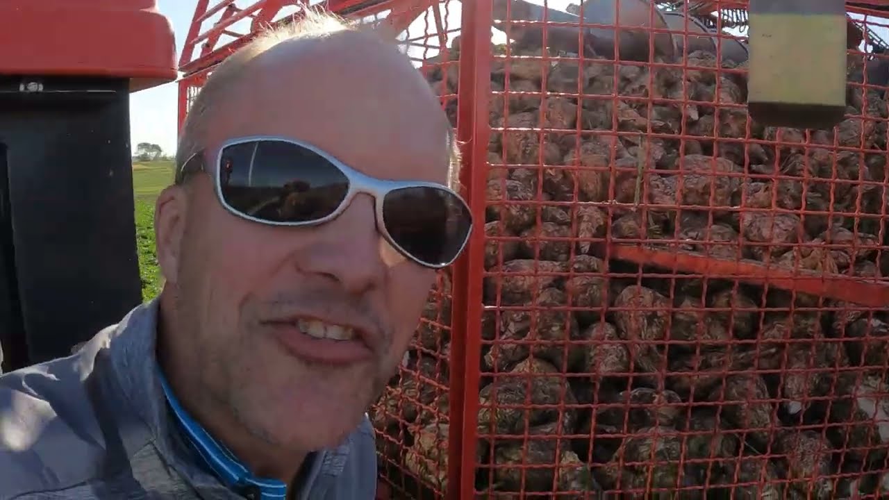 AWESOME RIDE - Holmer Terra Dos T3 SugarBeet Harvester & cart - John Deere 9570RX #harvestchaser