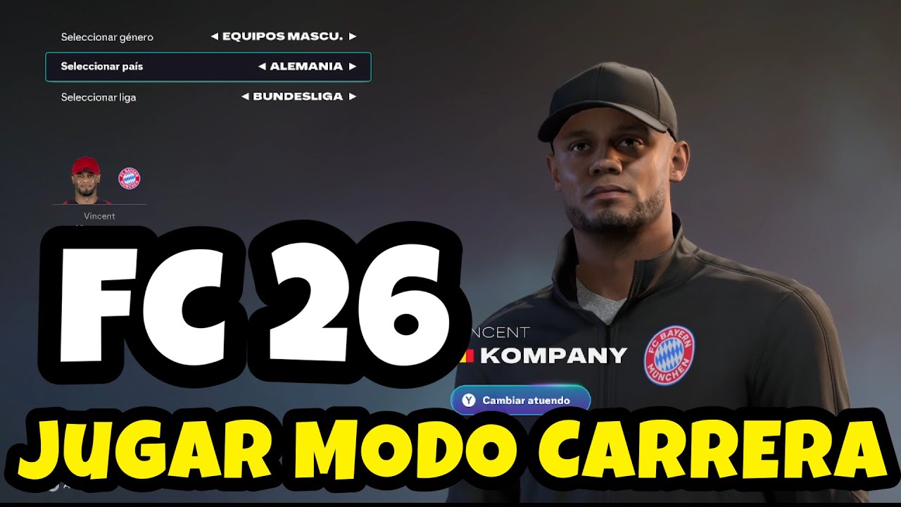 ⚽ C&oacute;mo jugar un MODO CARRERA en FC 26 ✅