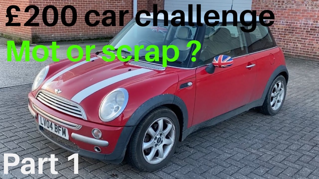 PROFIT OR SCRAP? | Can We Make Money On A £200 Trade-In Mini Cooper? | Project Mini Part 1