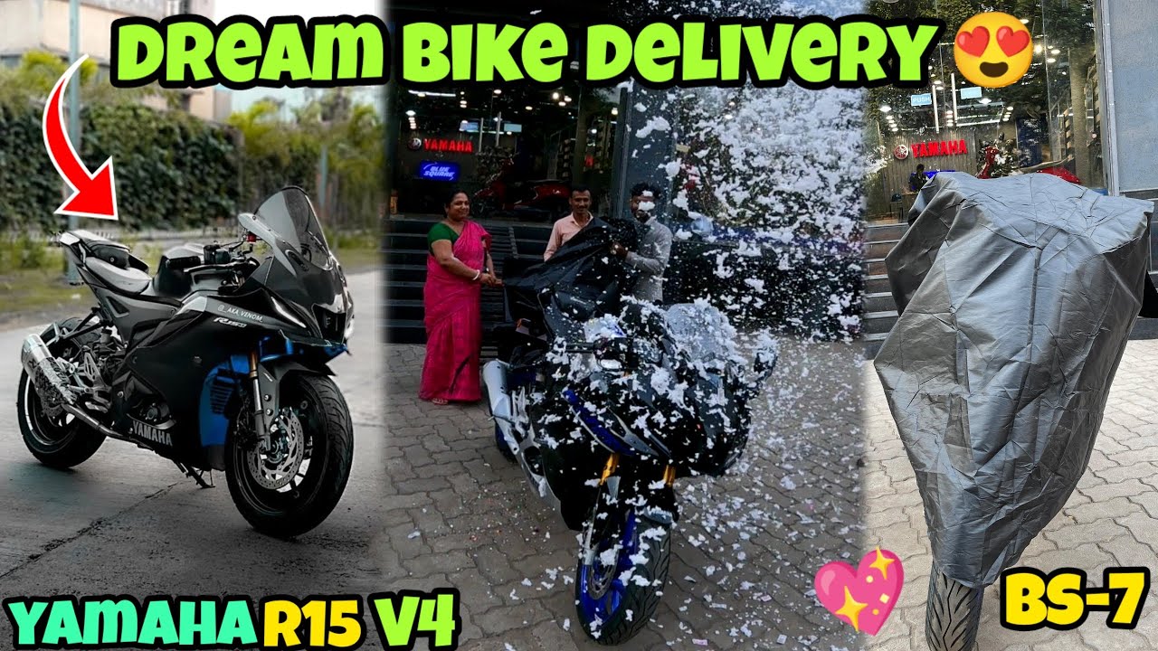 Taking Delivery Of Dream Bike R15M 😍 | 2024 Yamaha R15M❣️| First Ride! @bikerboybaban