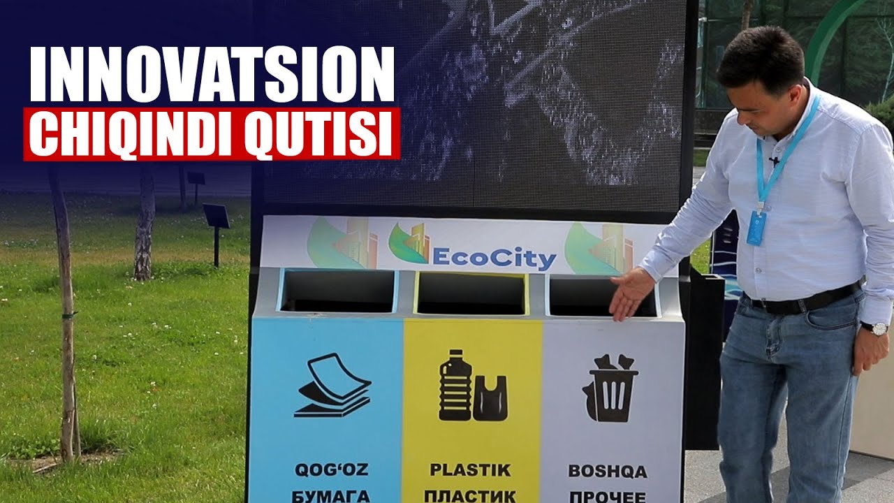 Innovatsiya: Byudjetdan xarajat talab qilmaydigan chiqindi qutilari yaratildi