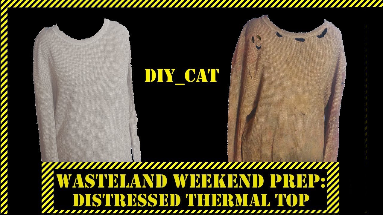 PROJECT MAYHEM - How to: Tattered Edges and Box Cutters (Painting and Distressing Fabric Pt. 2!)