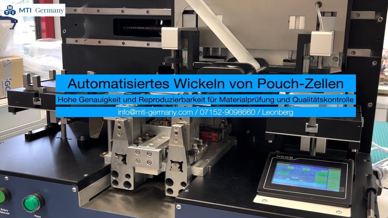 Automatisiertes Wickeln von Pouch-Zellen