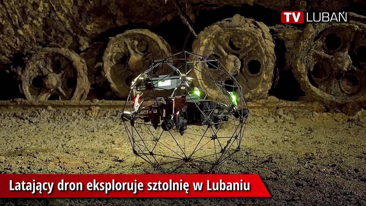 Lubań. Dron eksploruje sztolnię w Lubaniu