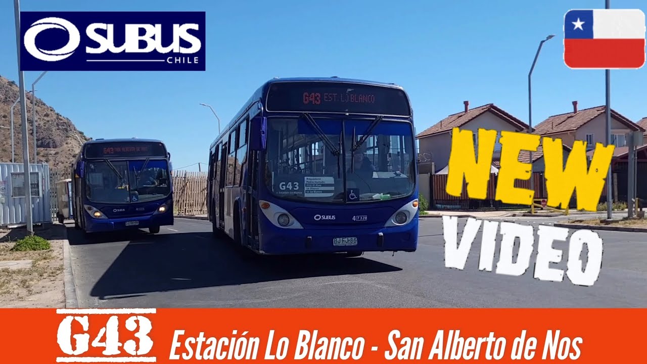 Transporte de Santiago|Marcopolo Gran Viale|Volvo B7RLE|G43 Estación Lo Blanco-San Alberto de Nos|