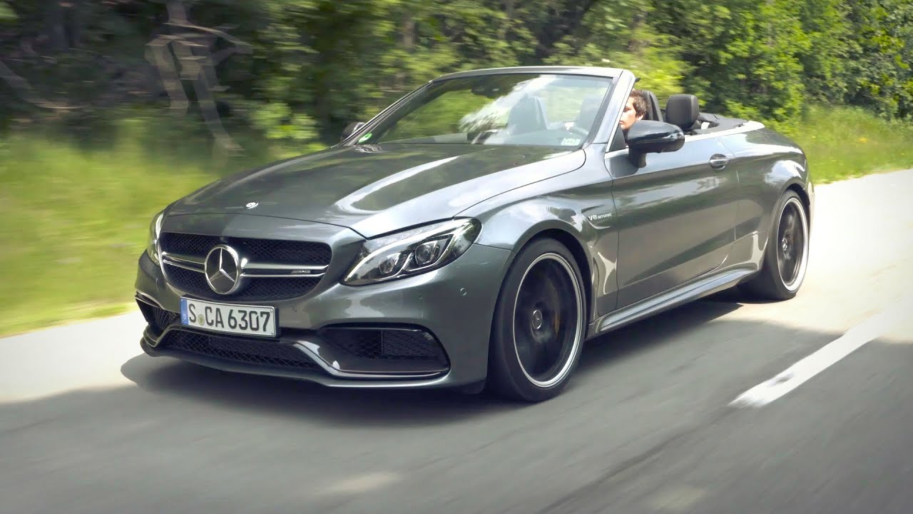 Mercedes C63 S AMG Cabriolet Selenite Grey