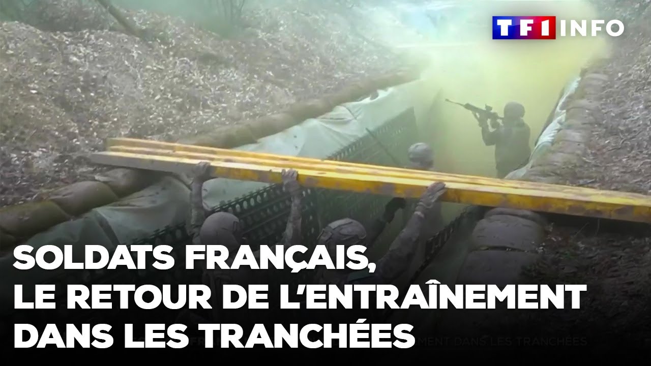 Soldats Français : le retour de l'entrainement dans les tranchées