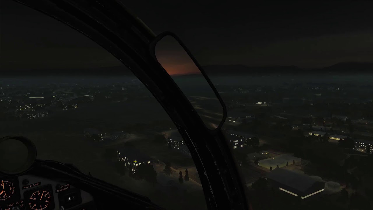 Dcs World AJS 37 Viggen low visibility bridge attack (Full Mission)