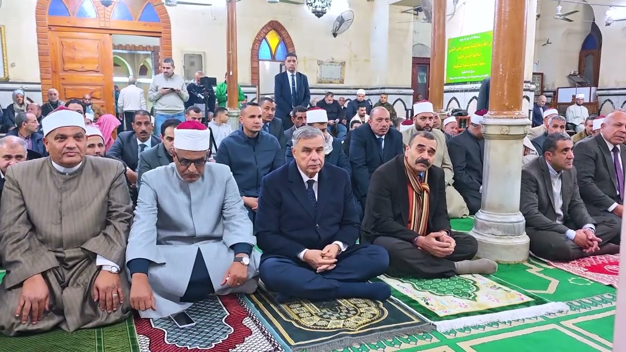 محافظ الإسكندرية  يشهد احتفالية الأوقاف  بذكرى ليلة الإسراء و المعراج بمسجد الإمام البوصيري