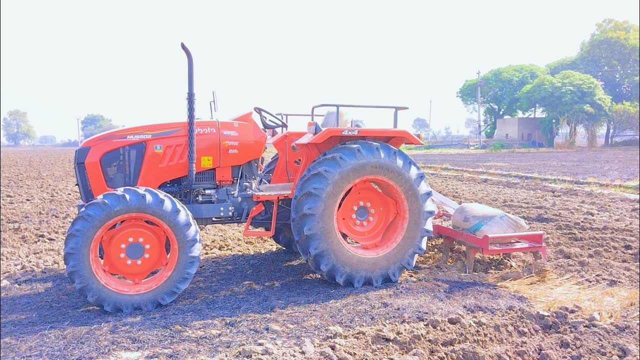 Kubota performance on Cultivator😎 # Kubota #cultivation #performance #farming