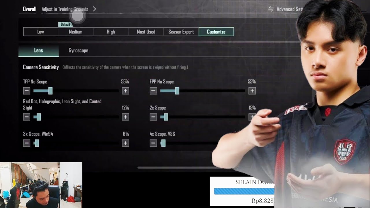 🔥 Rosemary New Sensitivity Settings 🔥 BGMI Update 4.0 | Alter Ego Ares Rosemary Control Code