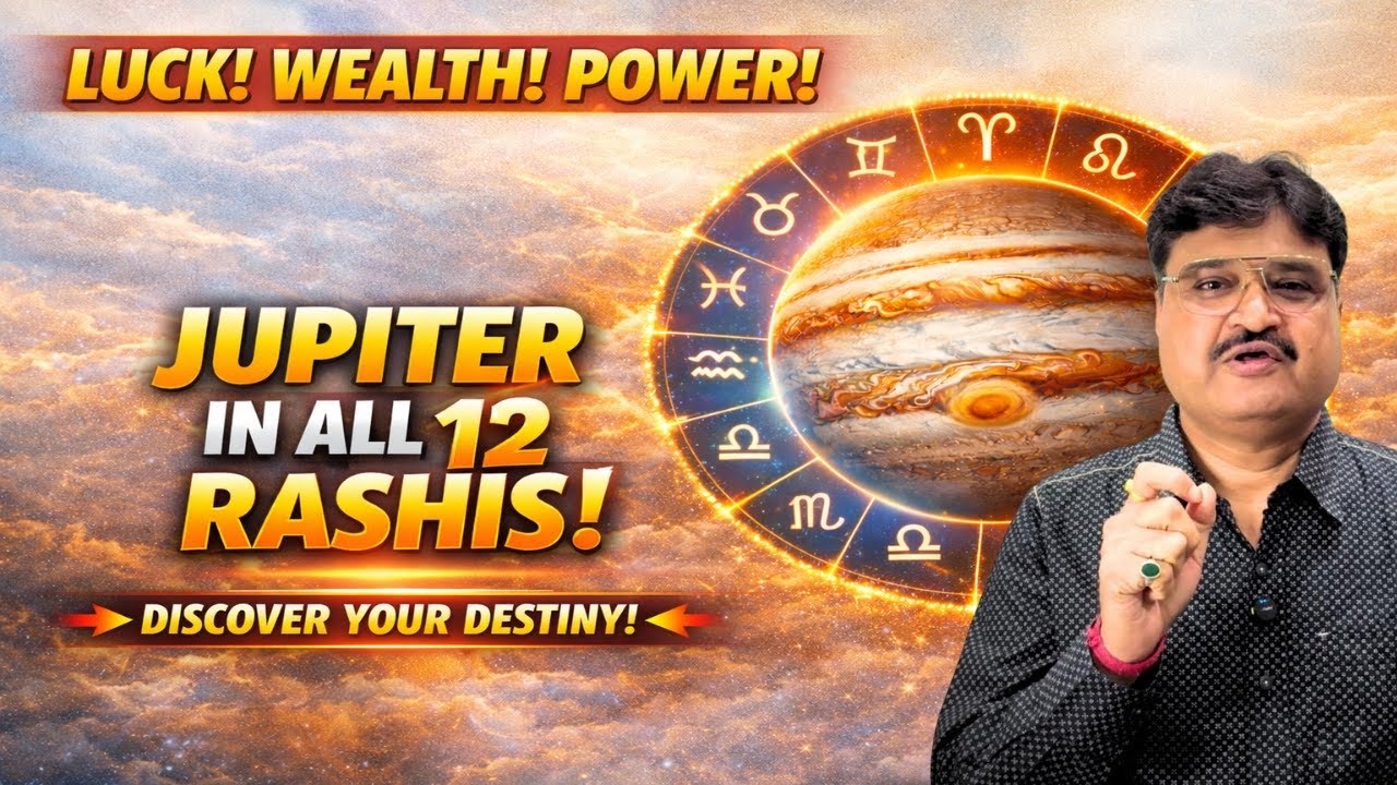 Jupiter in 12 Signs Explained | Guru in Every Rashi Vedic Astrology | Understand Your Birth Chart