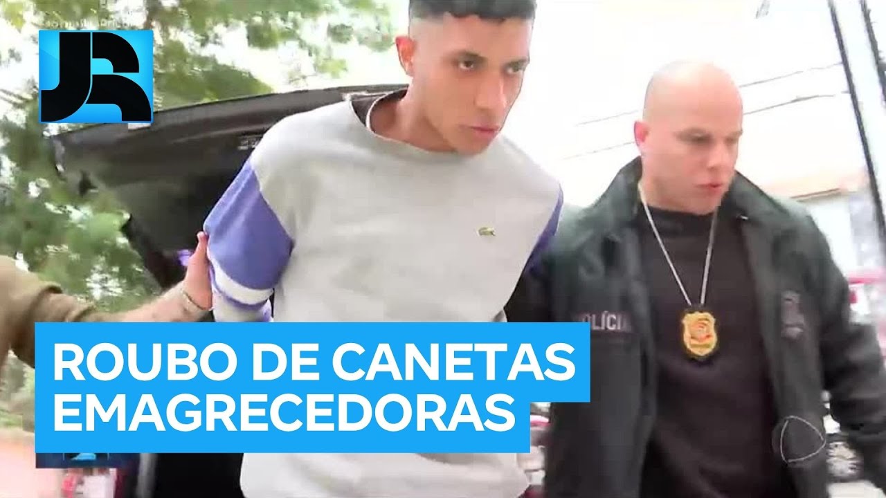 Polícia prende suspeito de integrar quadrilha especializada em roubo de canetas emagrecedores