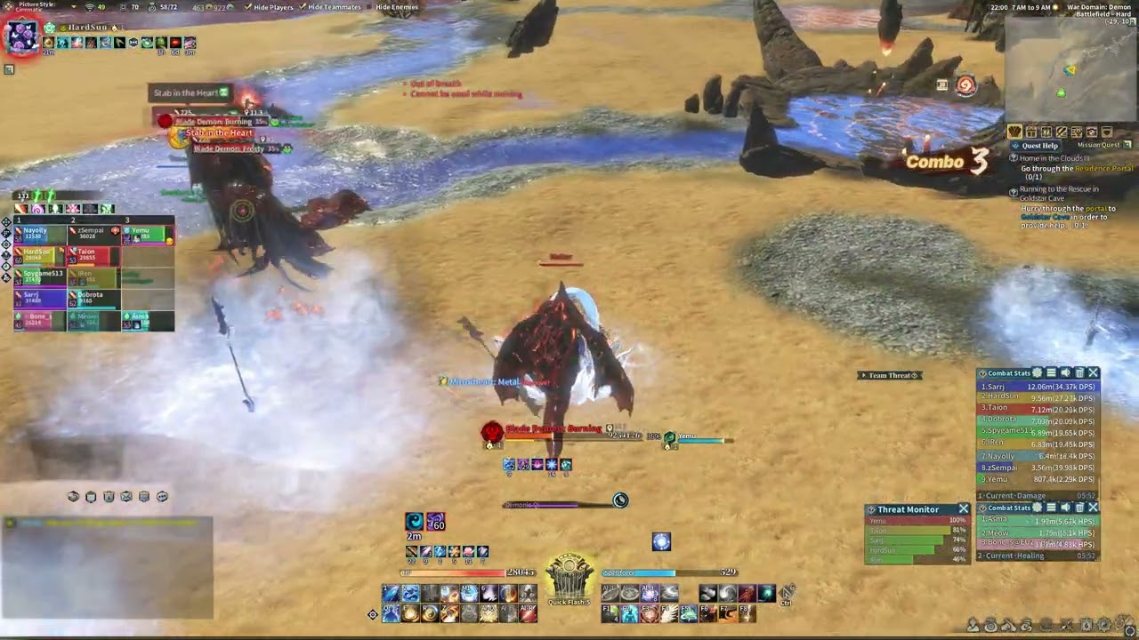 Swords of Legends | Demon Battlefield (Hard) 2nd Boss | Bard