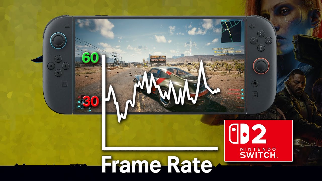 Cyberpunk 2077 - Nintendo Switch 2 framerate test