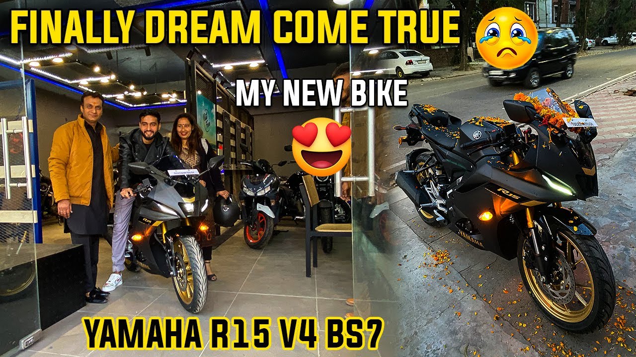 Finally Taking Delivery of My new Bike | 1st Yamaha R15 V4 Bs7 Delivery in India