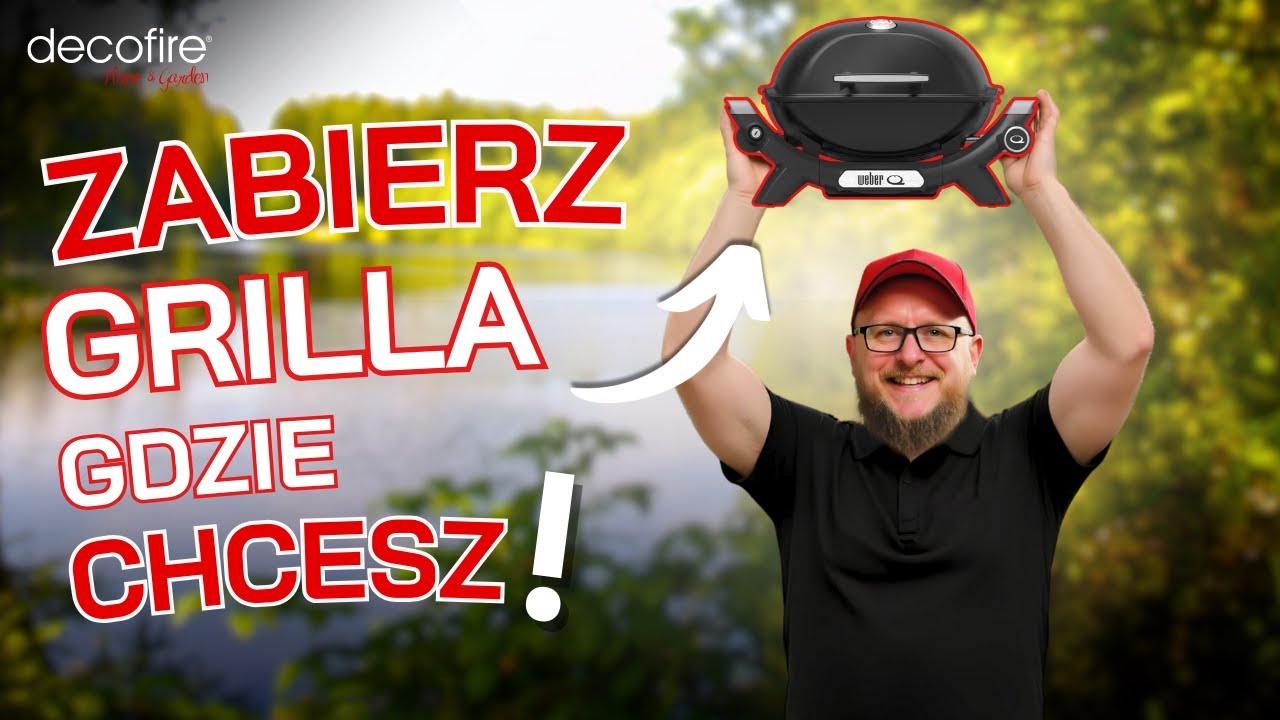 🔥 Grill, który zabierzesz wszędzie! Grill gazowy Weber Q 1200N | DECOFIRE