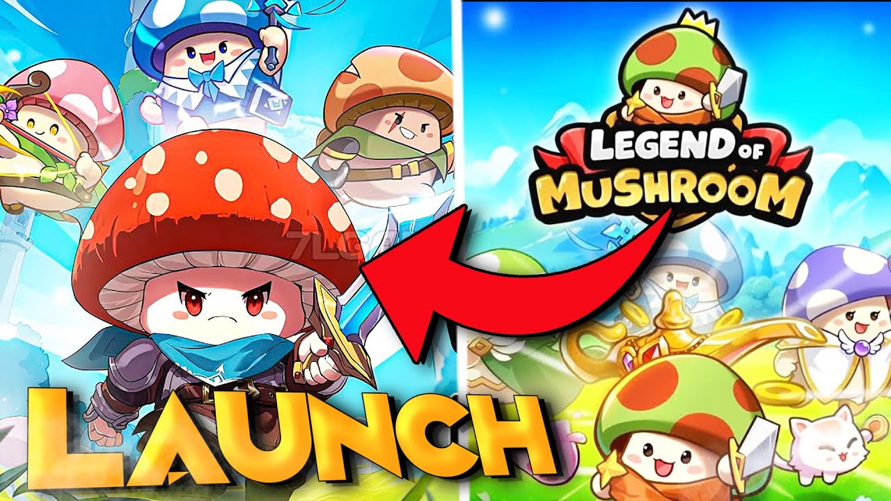 Global Legend of Mushroom OFFICIAL LAUNCH!!! (gameplay & summons)