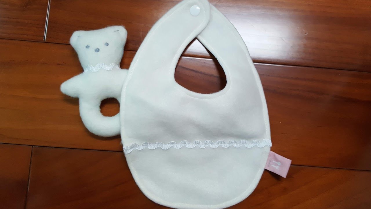 日本雜誌 DIY Bib 嬰兒 口水巾 圍兜