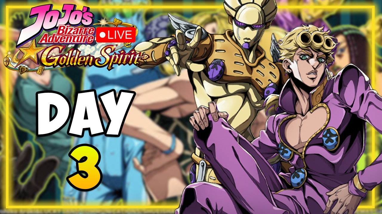 🔴DAY 3 - JOJO GS - Summons & Progression I Beginner Advice HERE! I Help & Q&A I JOJO Golden Spirit