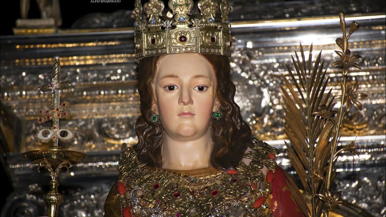 Festa di S.Lucia 2022 Belpasso (CT) - Processione Serale e rientro.