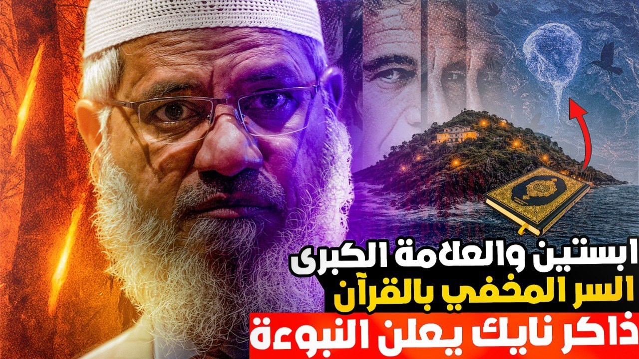 فضيحة الأعور وإبستين والغرب والسر المخفي بالقرآن منذ 1400 سنة!ذاكر نايك يعلن علامة كبرى بدأت رسمياً