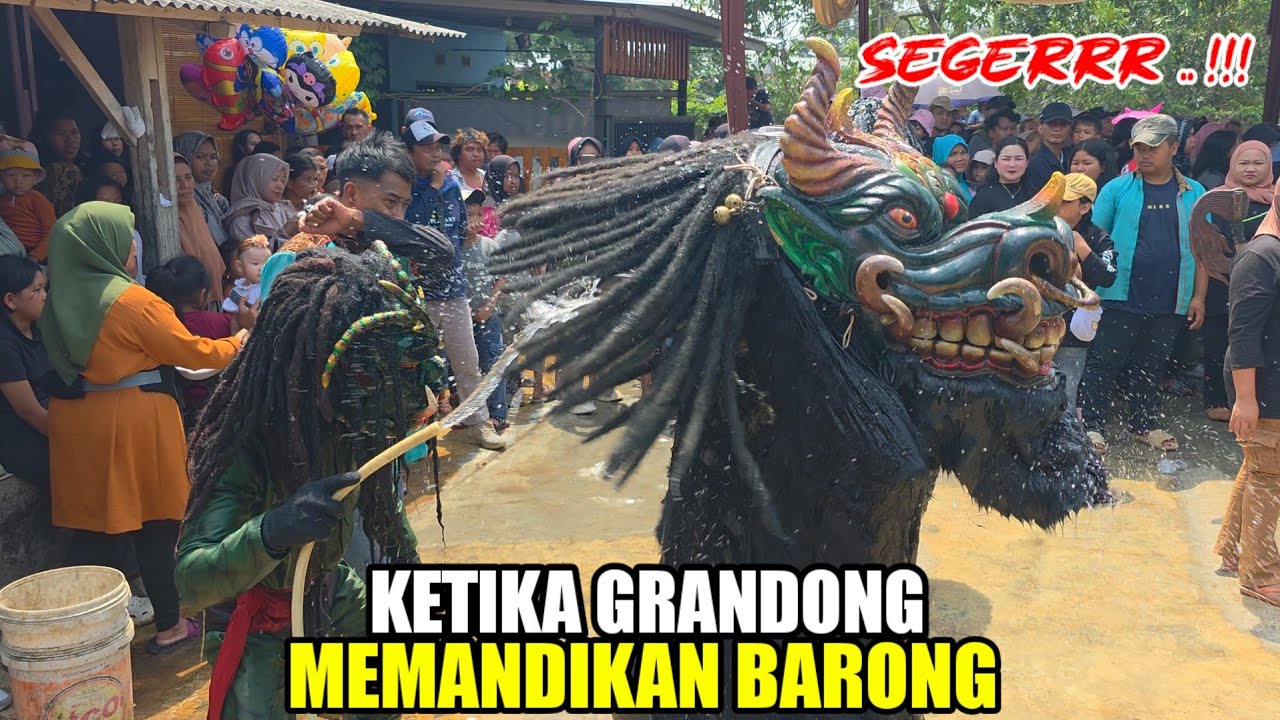 WAKTUNYA GRANDONG MANDIIN BARONG❗️❗️KUDA LUMPING MSP 💥 LEMBUR KURING